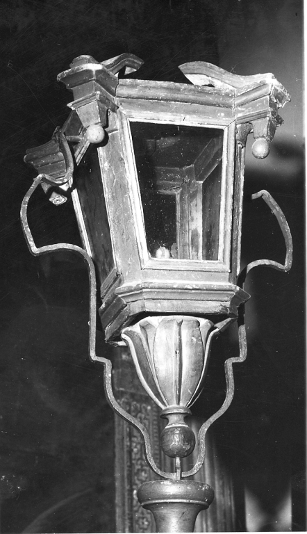 motivi decorativi vegetali (lanterna processionale, serie) - bottega abruzzese (fine/inizio secc. XVIII/ XIX)