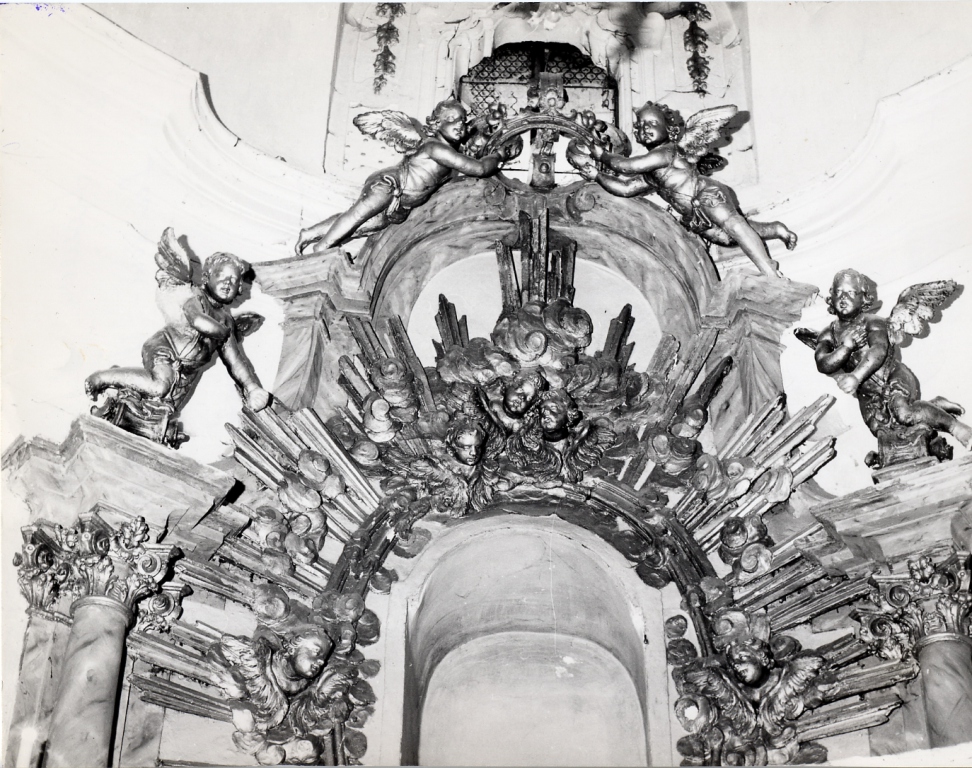 angeli (mostra d'altare) - bottega Italia centrale (sec. XVIII)