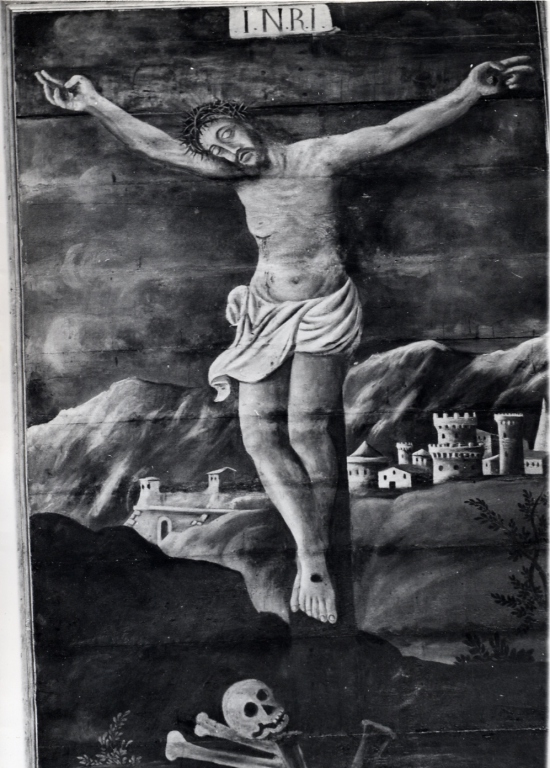 Cristo crocifisso (dipinto) - ambito Italia centrale (sec. XVIII)