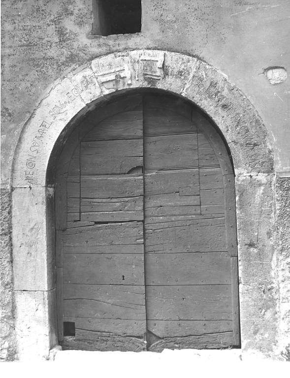 portale - ad arco - bottega laziale (sec. XVII)