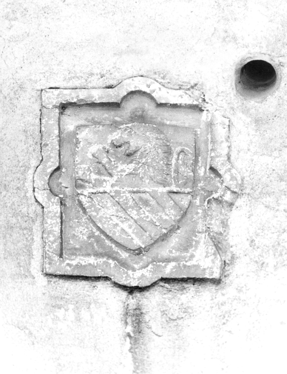 stemma gentilizio (rilievo) - bottega laziale (sec. XV)