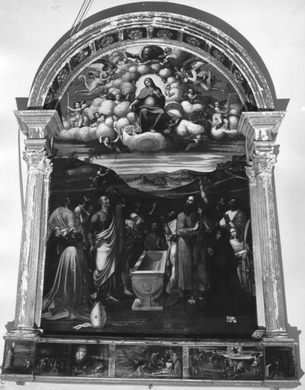 cornice di dipinto di Santoro Giacomo detto Jacopo Siculo (attribuito) - ambito laziale (metà sec. XVI)