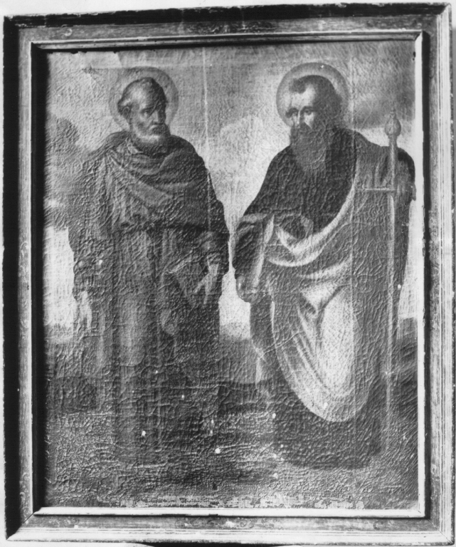 Santi Pietro e Paolo (dipinto) - ambito laziale (sec. XVII)