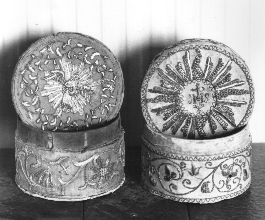 scatola per ostie - manifattura laziale (sec. XIX)