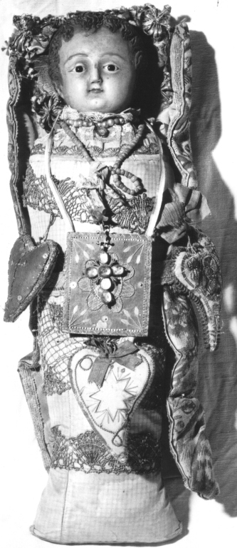 Gesù Bambino (statuetta di presepio) - ambito laziale (metà sec. XIX)