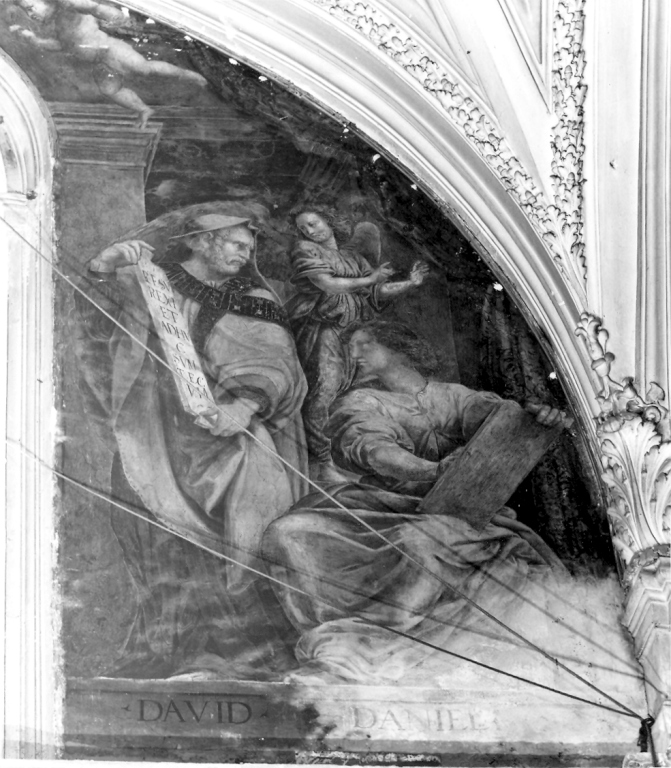 David e Daniele (dipinto, elemento d'insieme) di Sanzio Raffaello (sec. XVI)