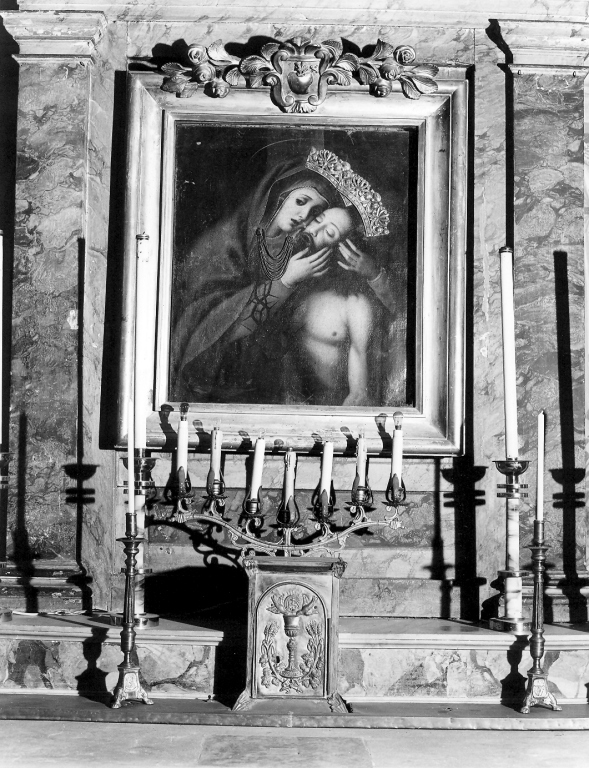 compianto sul Cristo morto (dipinto) - ambito romano (metà sec. XIX)