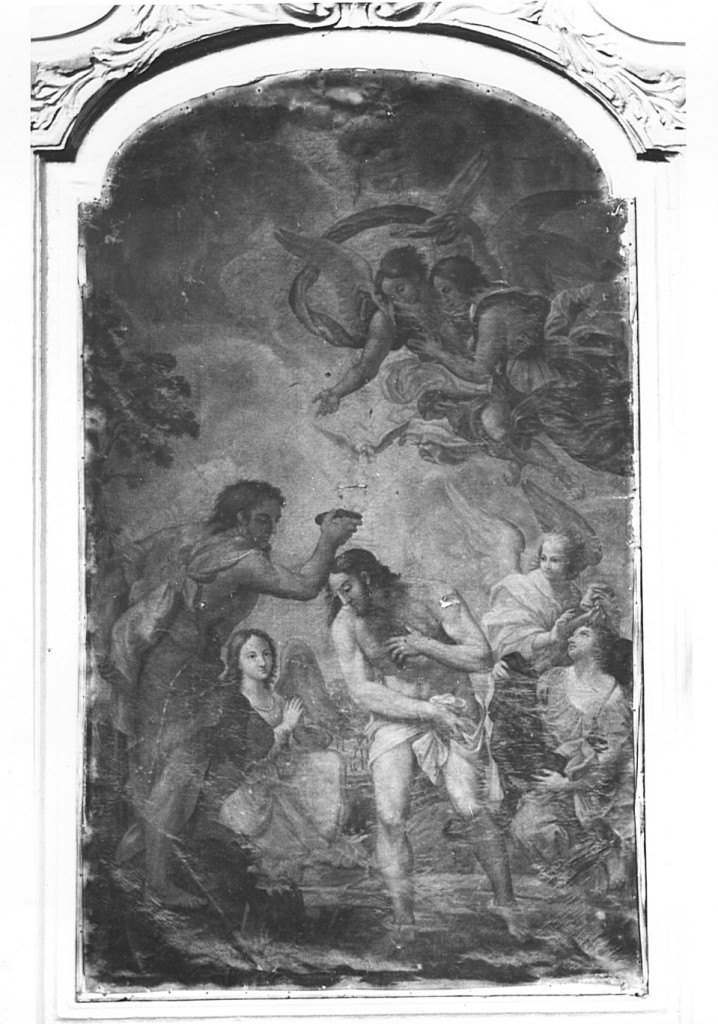 battesimo di Cristo (dipinto) - ambito laziale (metà sec. XVIII)