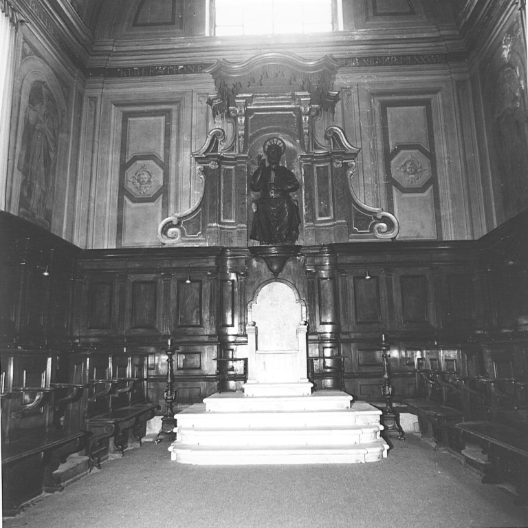 stalli del coro - ambito laziale (inizio sec. XVIII)
