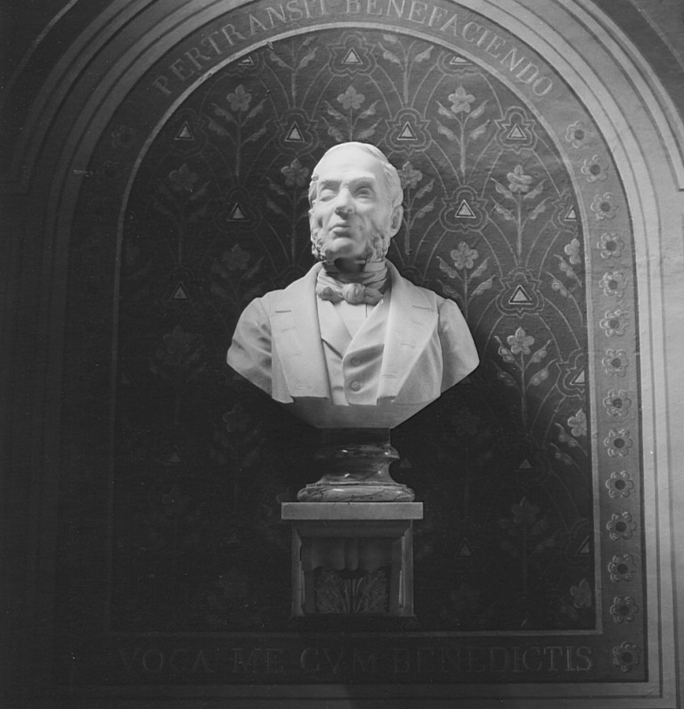 busto di uomo (scultura) - ambito laziale (sec. XIX)