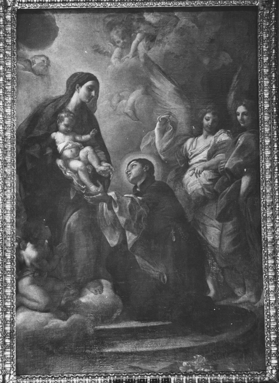 Apparizione della Madonna col Bambino a San Stanislao Kostka (dipinto) di Maratta Carlo (sec. XVII)