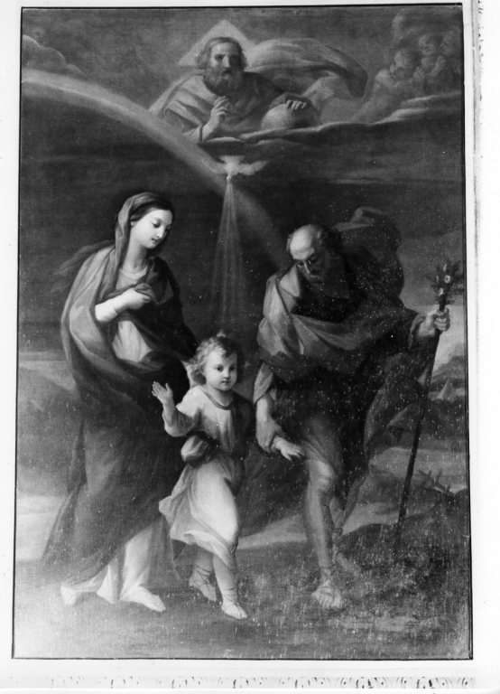 Sacra Famiglia (dipinto) - ambito laziale (sec. XVIII)