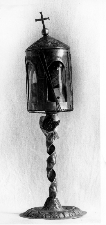 reliquiario a pisside - ambito laziale (prima metà sec. XVI)