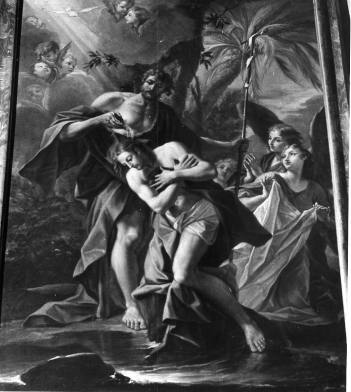battesimo di Cristo (dipinto) di Maratta Carlo (scuola) (prima metà sec. XVIII)