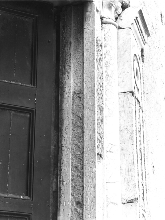 stipite di Pietro di Ranuccio (sec. XII)