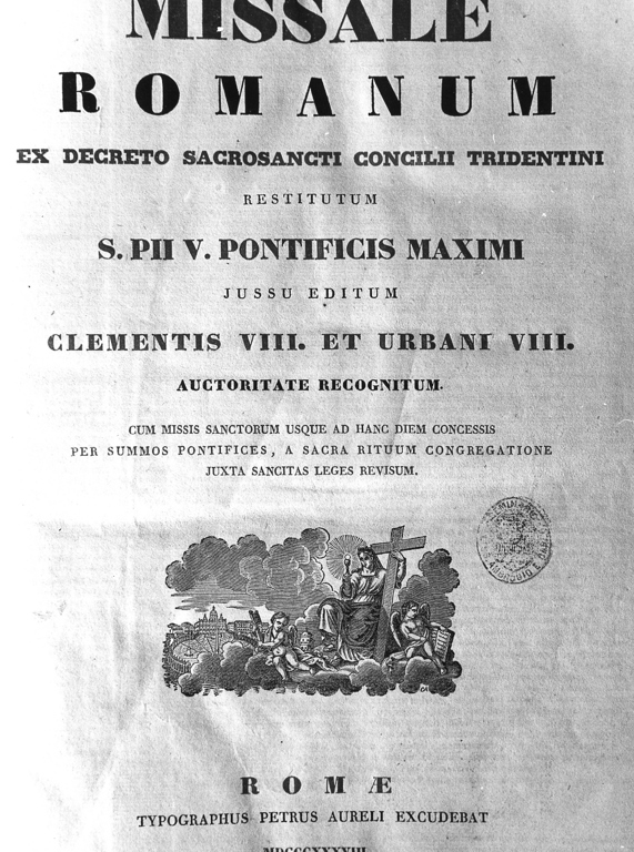 coperta di libro, opera isolata di Aureli Pietro (sec. XIX)