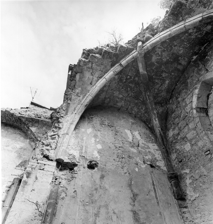 costolone di volta, frammento - ambito laziale (sec. XIII)