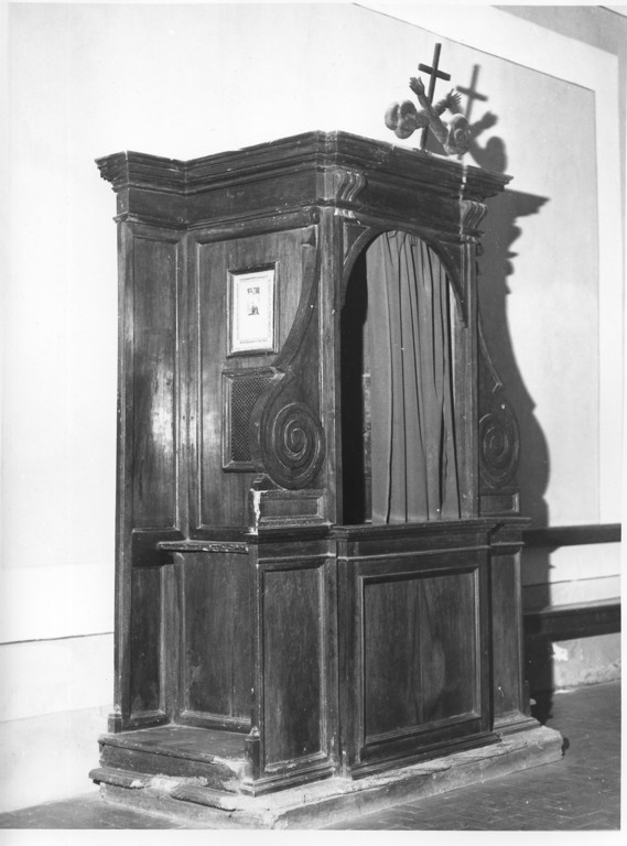 confessionale, serie - ambito laziale (sec. XVIII)