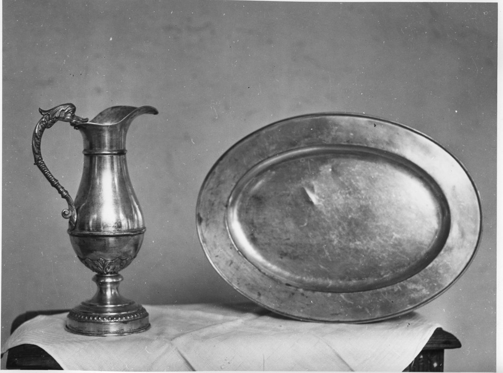 brocca, elemento d'insieme - ambito laziale (metà sec. XIX)