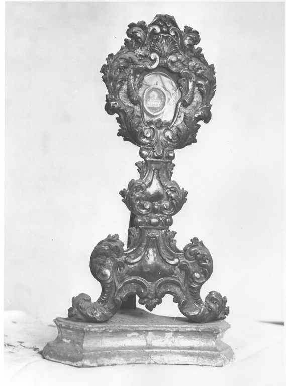 reliquiario - a ostensorio, opera isolata - ambito Italia centro-meridionale (sec. XVIII)