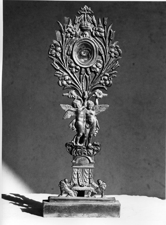 reliquiario, opera isolata - ambito laziale (inizio sec. XIX)