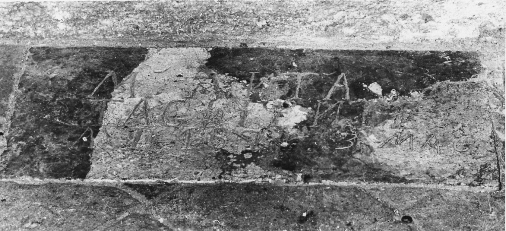 lapide tombale - bottega laziale (sec. XIX)