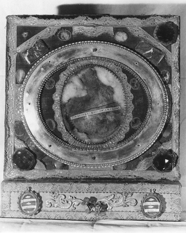 reliquiario - bottega laziale (sec. XIX)