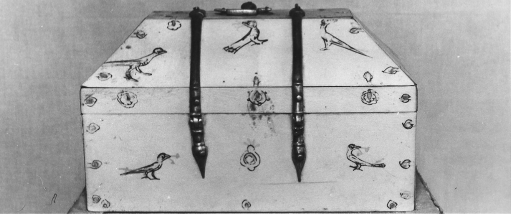 reliquiario a teca - a cofanetto - ambito arabo-siciliano (secc. XI/ XII)