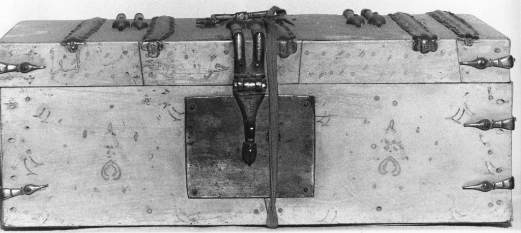 reliquiario a teca - a cofanetto - ambito arabo-siciliano (secc. XI/ XII)