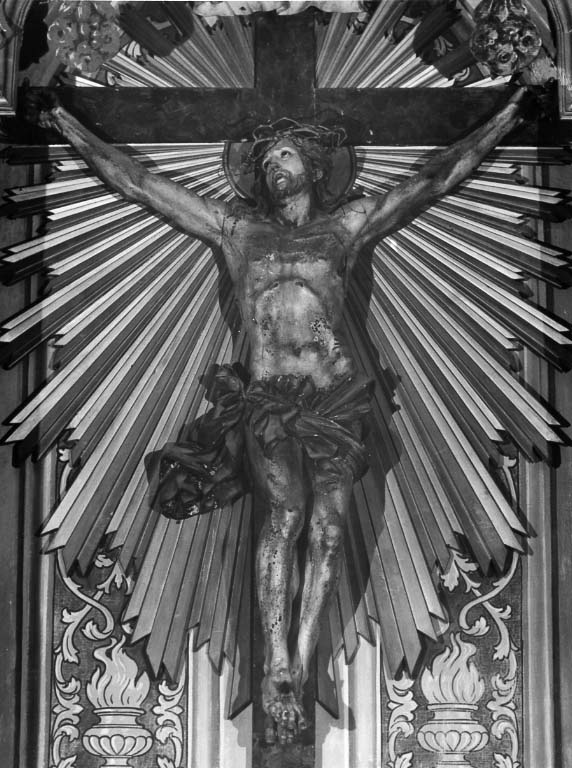 Cristo crocifisso (scultura) - bottega laziale (sec. XVIII)