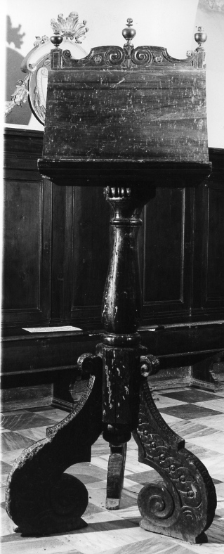 leggio - bottega laziale (sec. XVII)