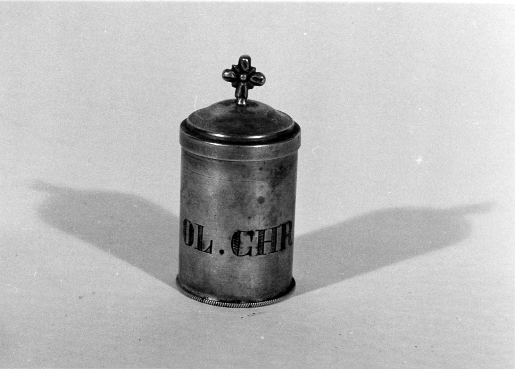 vasetto per il Crisma - bottega laziale (fine/inizio secc. XVII/ XVIII)