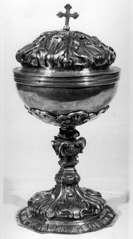 pisside - ambito laziale (sec. XVIII)