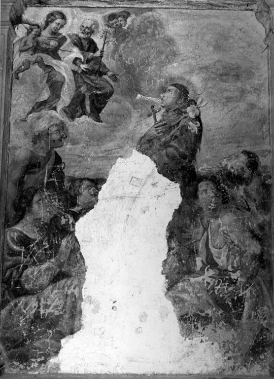 visione di sant'Antonio da Padova (dipinto) di Rosati Antonio (sec. XVII)