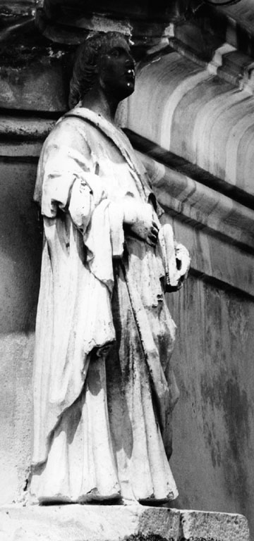 Santo (statua) di Duknovic Ivan detto Giovanni Dalmata (bottega) (sec. XV)