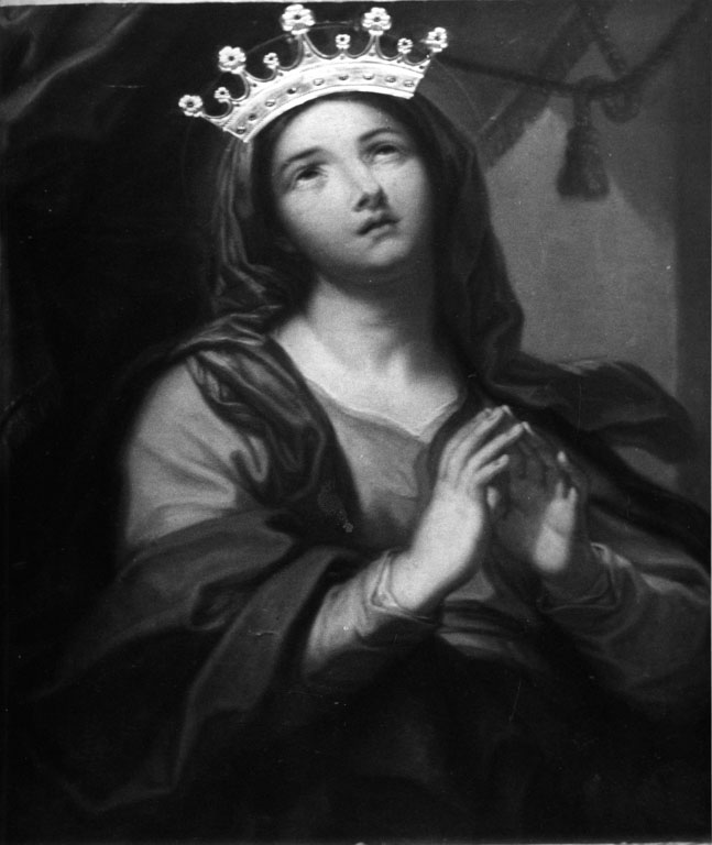 Madonna orante (dipinto) di Triga Giacomo (sec. XVIII)