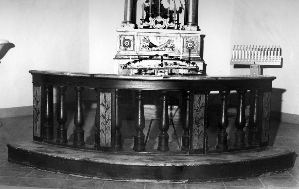 inginocchiatoio - ambito laziale (sec. XVIII)