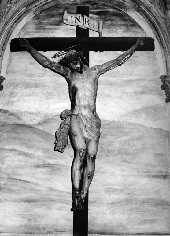 Cristo crocifisso (crocifisso) di Stefano da Piazza Armerina (sec. XVII)