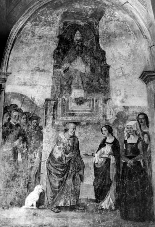Sposalizio di Maria Vergine (dipinto, ciclo) di Bazzi Giovanni Antonio detto Sodoma (attribuito) (sec. XVI)