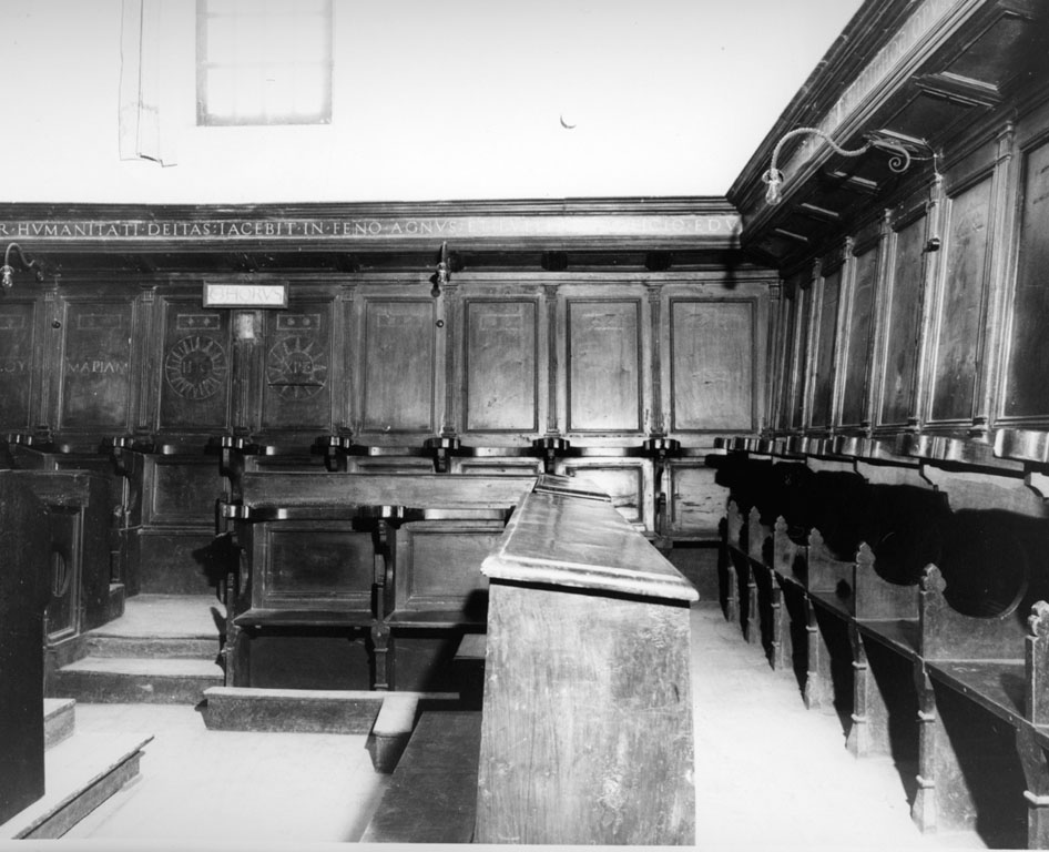 stalli del coro - ambito reatino (sec. XVI)