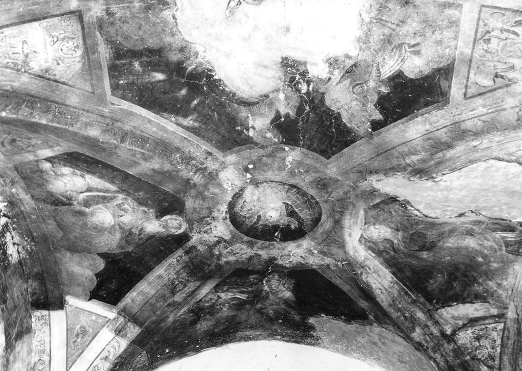 Motivi decorativi a grottesche (dipinto, complesso decorativo) - ambito umbro-laziale (sec. XVI)