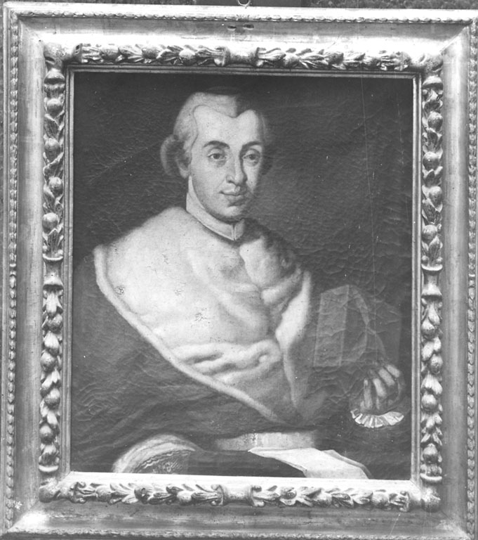 Ritratto di un cardinale Abate Commendatario dell'Abbazia di Santa Scolastica di Subiaco (dipinto) - ambito laziale (seconda metà sec. XVIII)