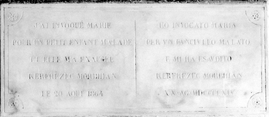 lapide - ambito laziale (sec. XIX)