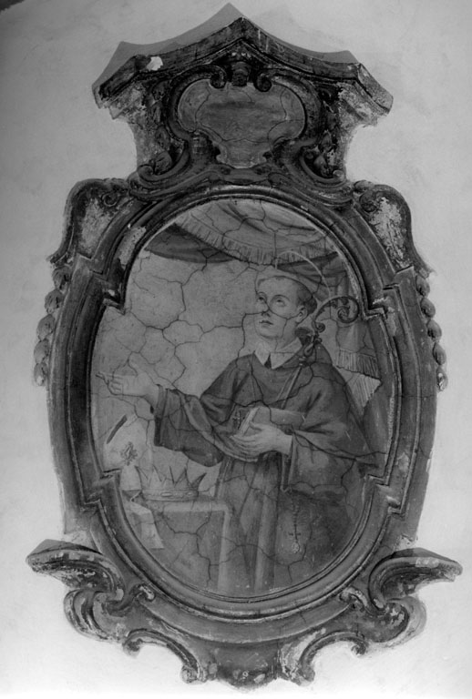 San Girolamo; Santo vescovo (dipinto, serie) - ambito laziale (seconda metà sec. XVII)