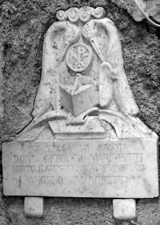 stele funeraria - ambito laziale (sec. XIX)