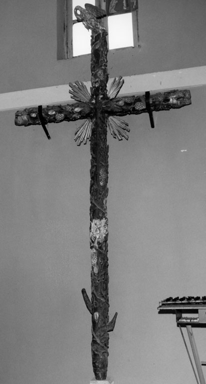 croce processionale - ambito laziale (seconda metà sec. XIX)