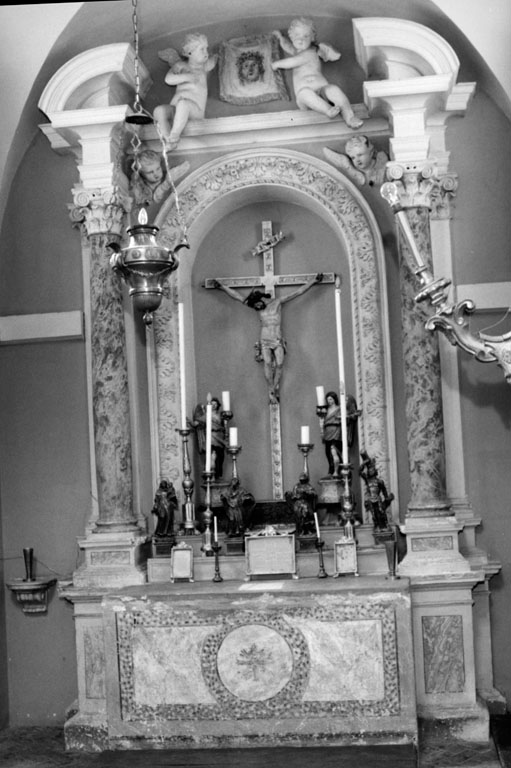 decorazione plastico-pittorica - ambito laziale (sec. XVIII)