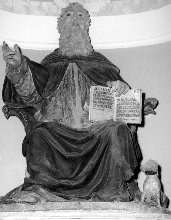 Sant'Antonio abate (scultura) - ambito laziale (sec. XIX)