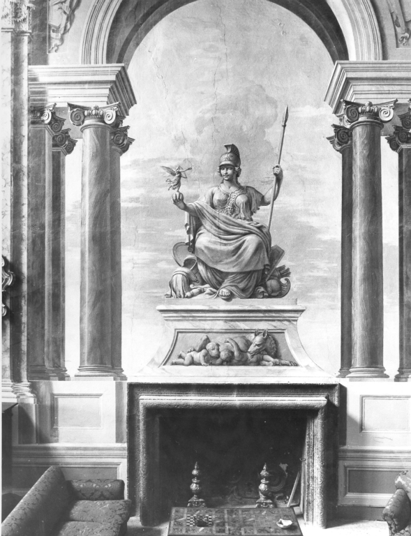 La Dea Roma (dipinto) di Valeriani Giuseppe (sec. XVIII)