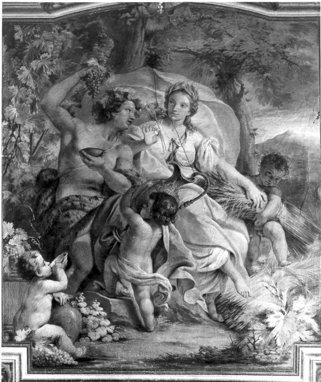 L'Estate e l'Autunno (dipinto) di Valeriani Giuseppe (sec. XVIII)
